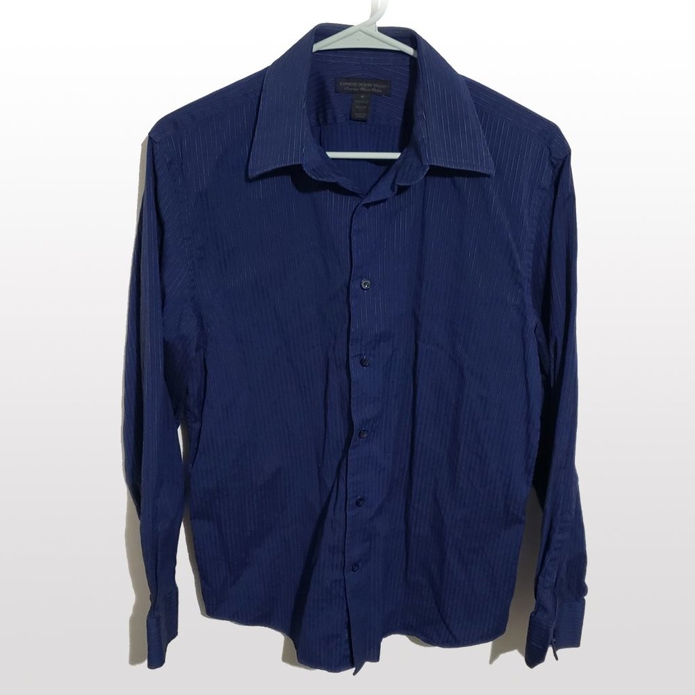 Express Design Studio Modern-Fit Long-Sleeve Shirt